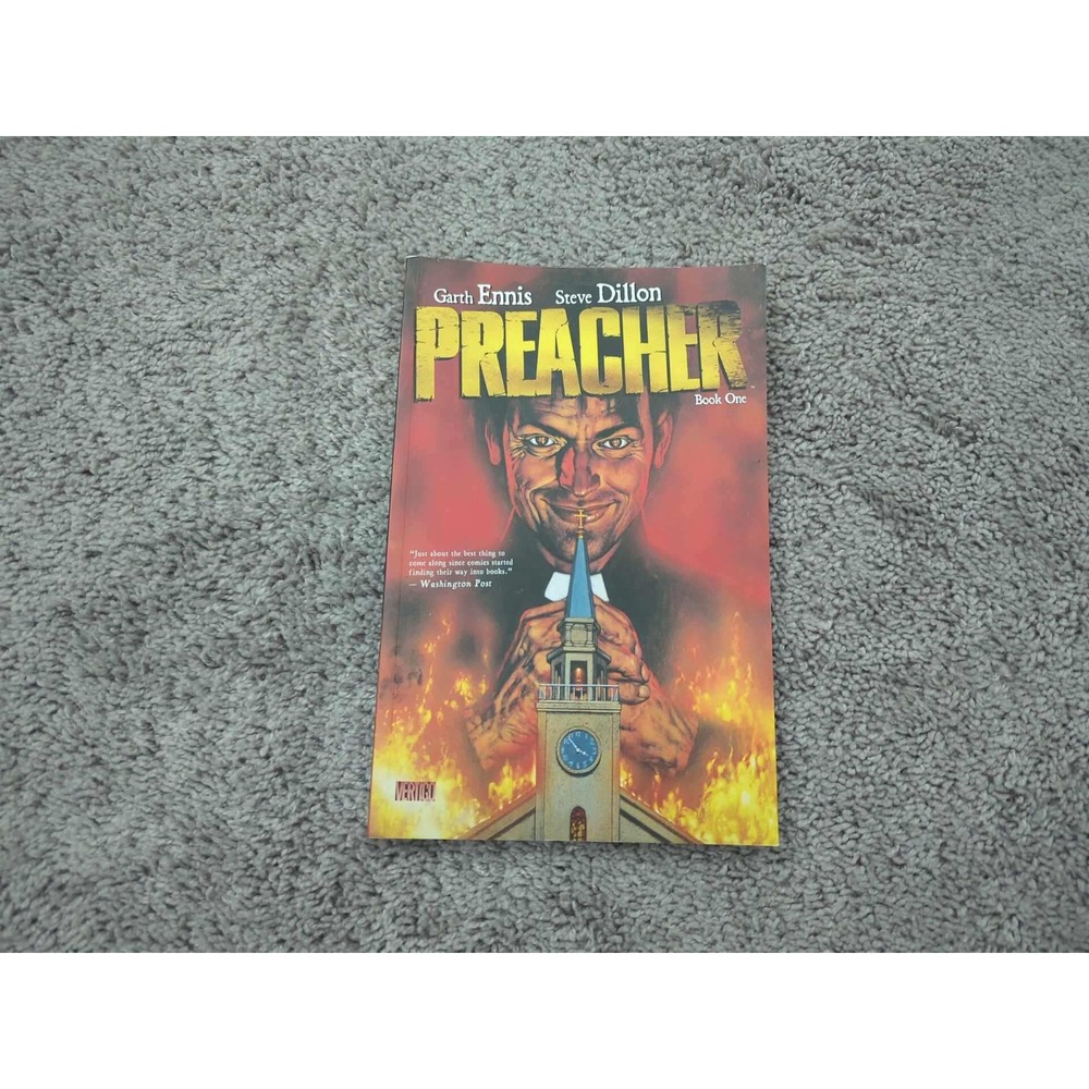 Preacher Book One‎ by Garth Ennis & Steve Dillon Vertigo Graphic Novel